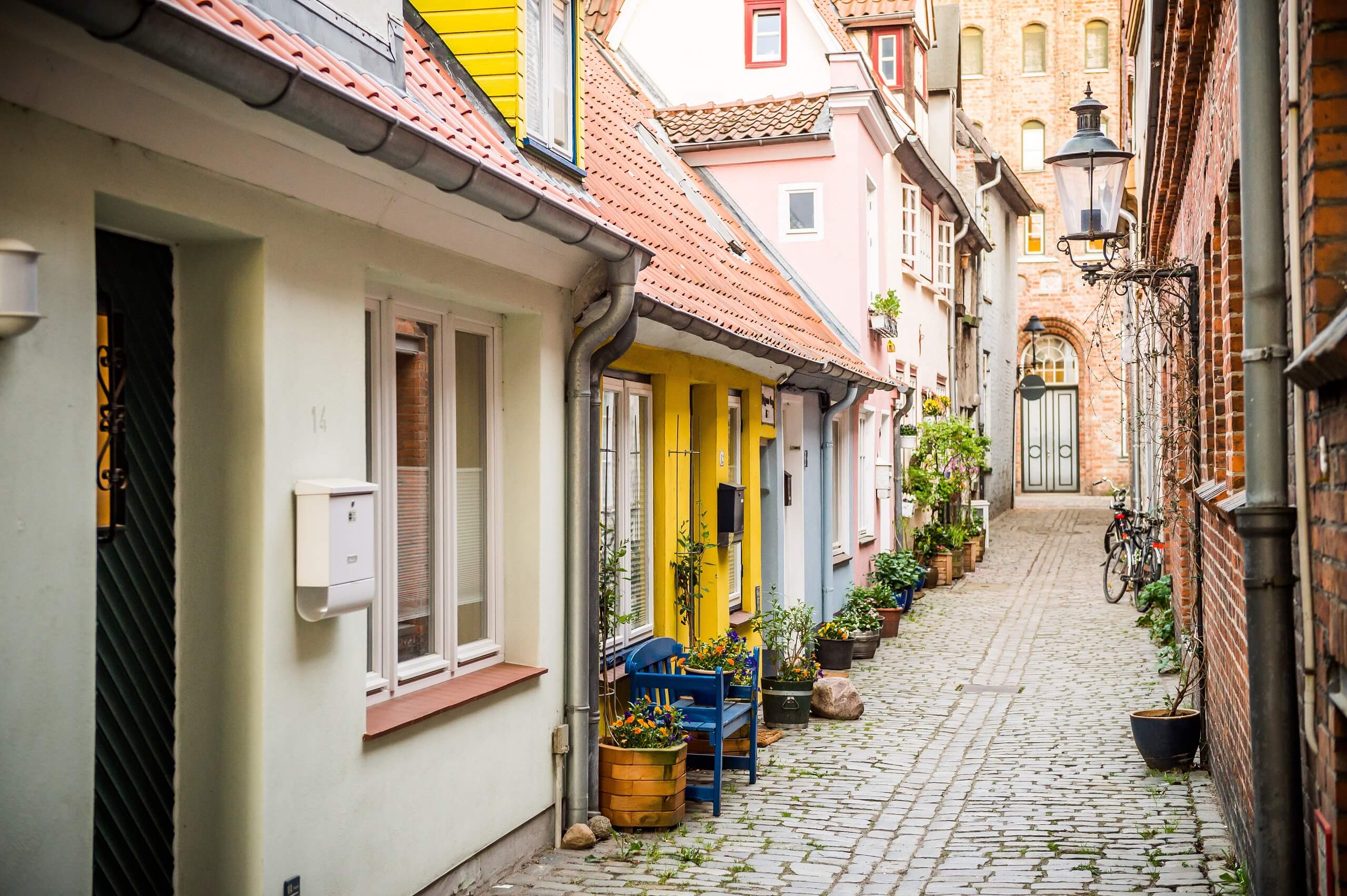 Ansicht auf die Petersilienstraße in Richtung Engelswisch