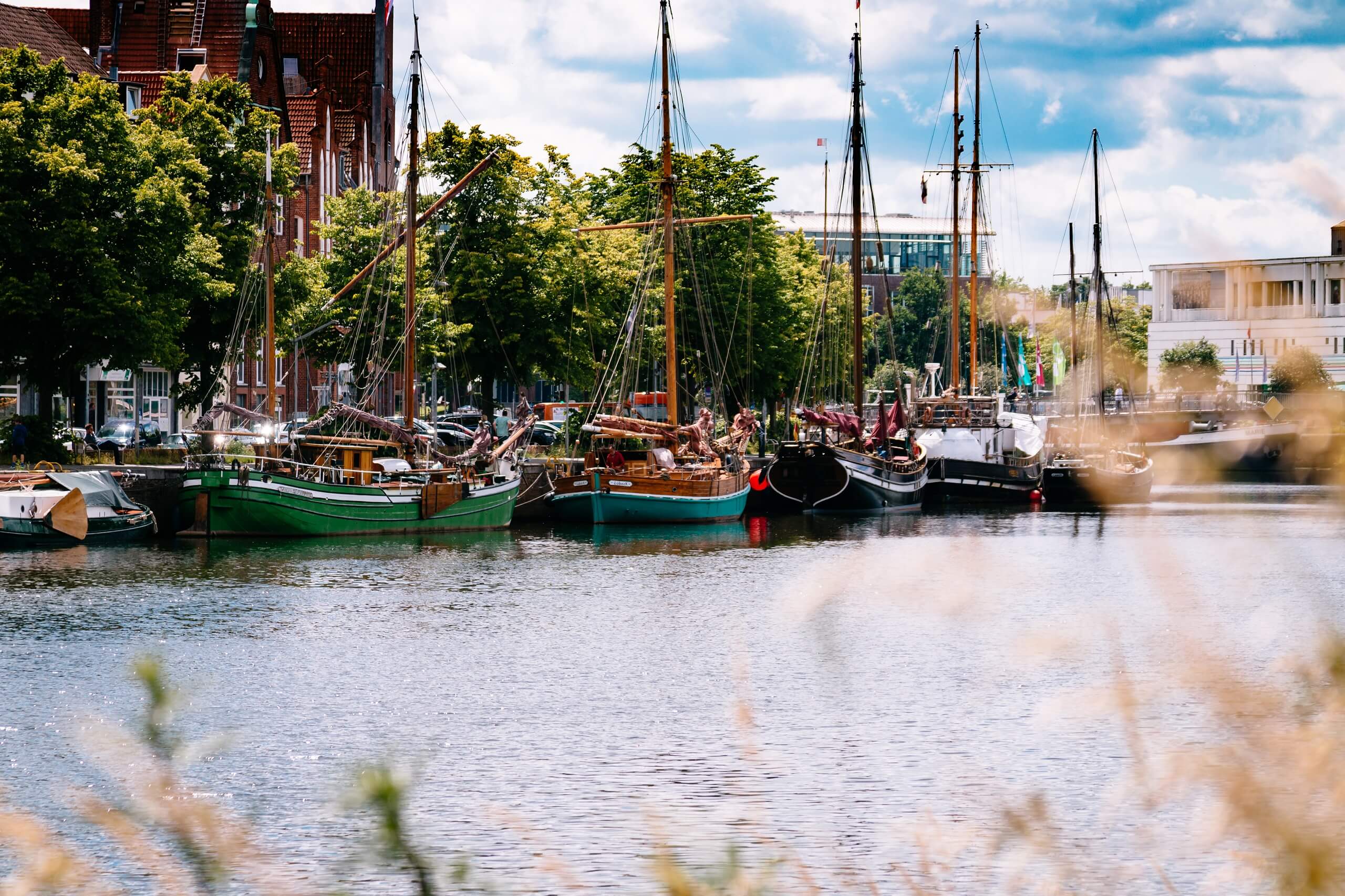 Museumshafen mit Traditionssegler