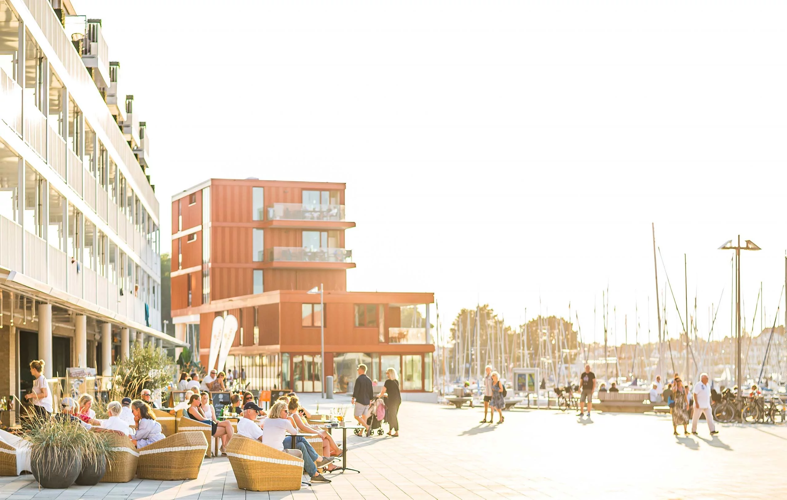Beachbay bei Sonnenuntergang 