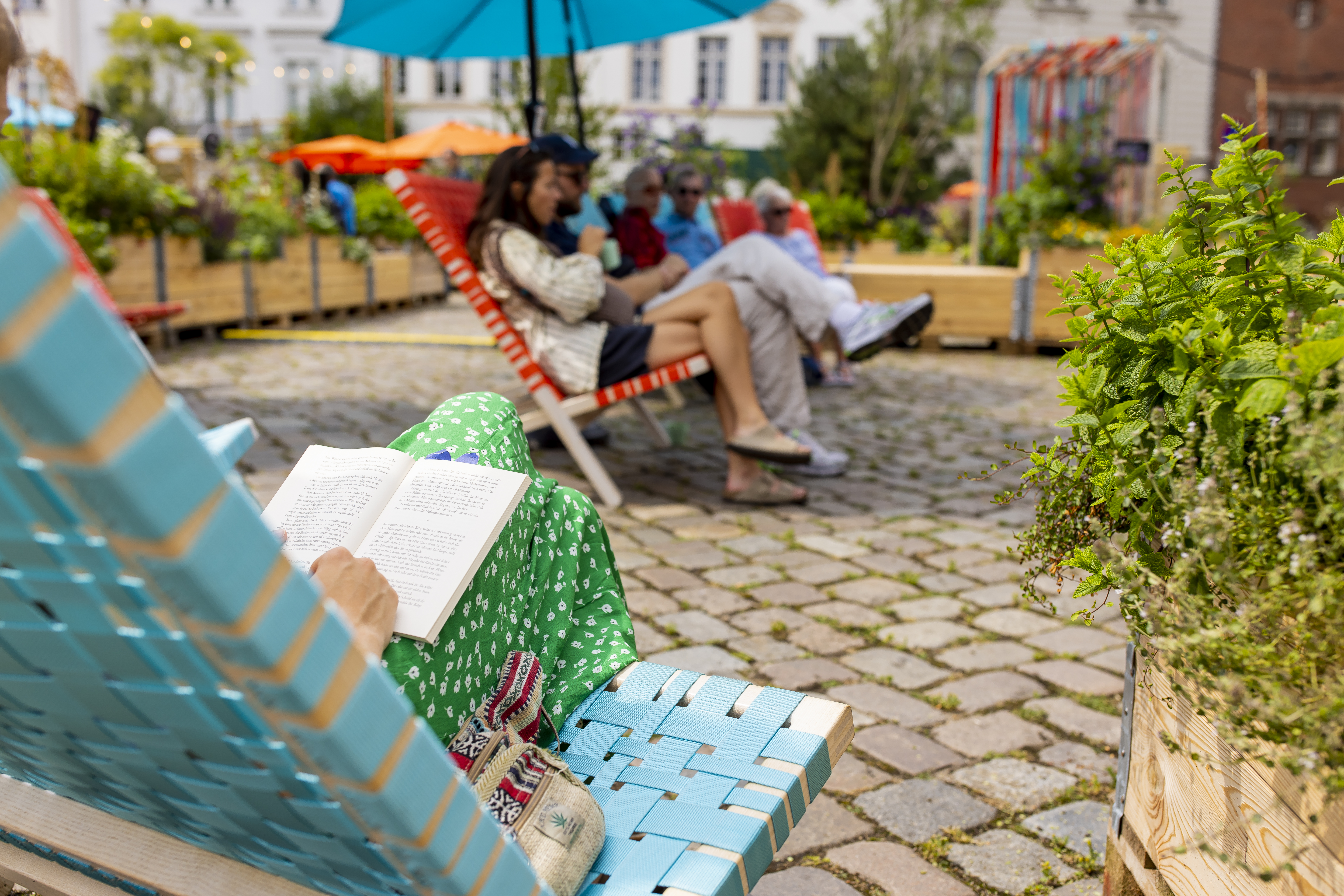 Popup in Lübeck im Kulturgarten auf dem Koberg