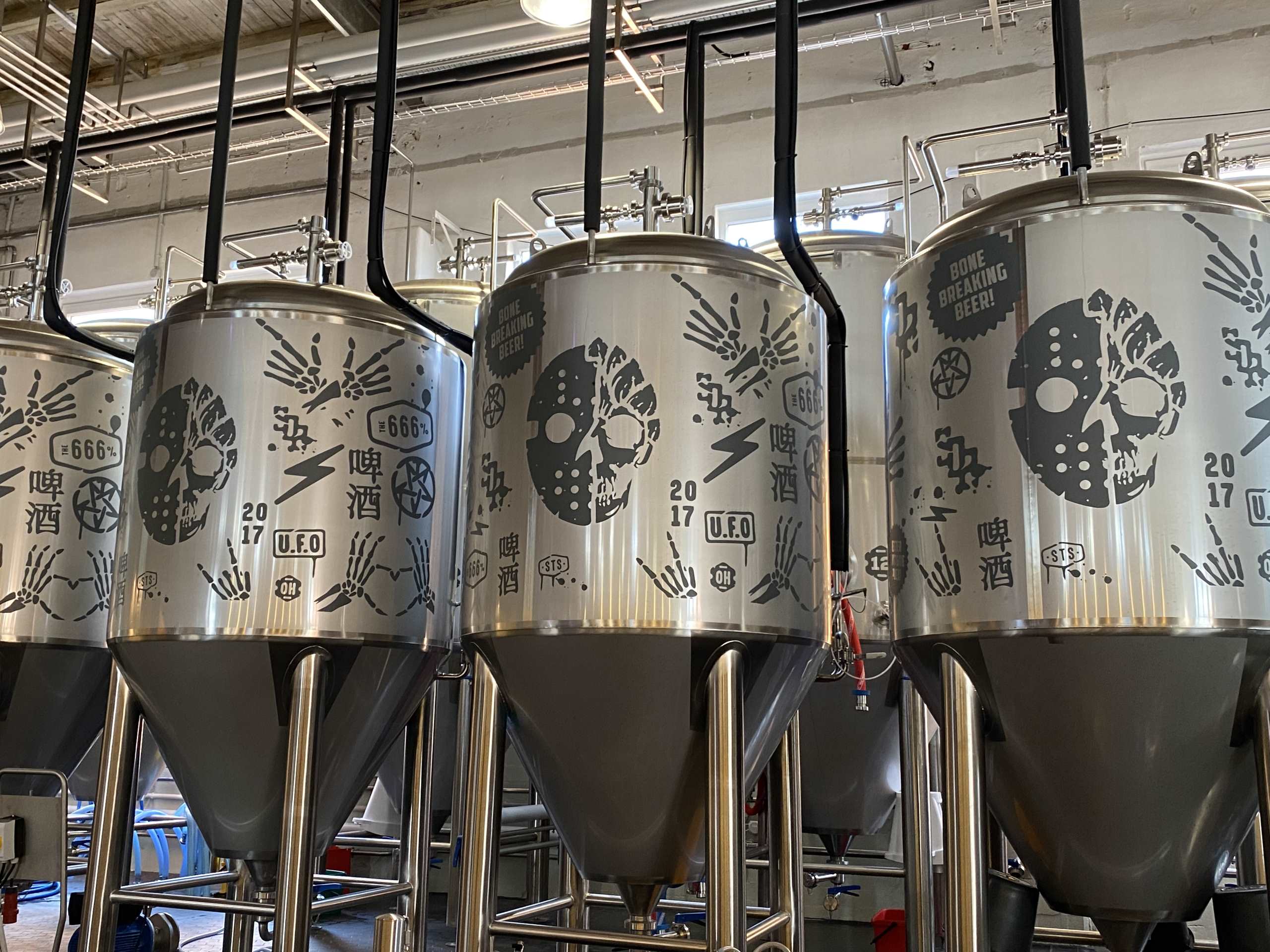 Braukessel bei Sudden Death Brewing